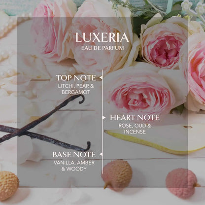 Embarouge Luxeria | Eau De Parfum 100Ml | Women'S Fragrance | Fruity • Floral • Amber | 3.4 Fl. Oz. | Long Lasting • Perfect Gift