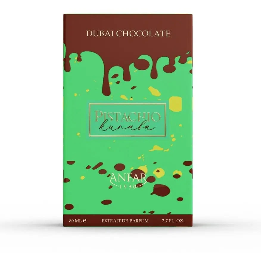 Dubai Chocolate Perfume | Viral Pistachio Kunafa Fragrance | Sweet Gourmand EDP 2.7Oz