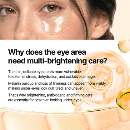 [Dr.Melaxin Official] Advanced Retinal Eye Care Duo, Retinal Kojic Acid Eye Patch, MELA-C•E Ferulic Eye Cream, Anti-Aging, Puffiness & Dark Spots Routine