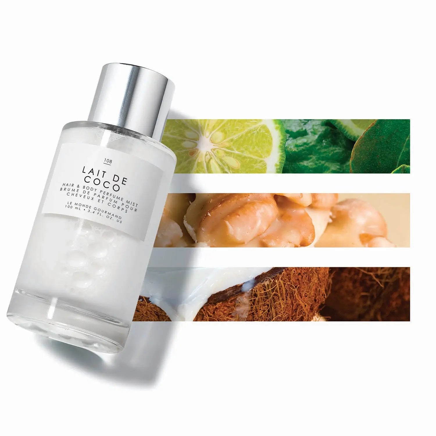 Le Monde Gourmand Lait De Coco Hair & Body Mist EDT - 3.4Oz | 100Ml