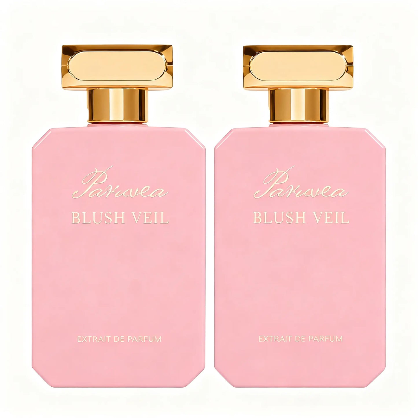 Paruvea Blush Veil Extrait De Parfum | Sweet Creamy Strawberry Milkshake | Blackberry Vanilla Jasmine | Soft Feminine Fruity Floral Perfume 100Ml (3.4 Fl Oz)