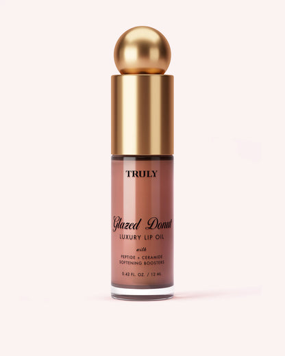 Luxury Peptide Lip Oil | Moisturizing Plump Formula with Peptides, Vitamin E & Ceramides | Softens Dry, Chapped Lips & Restores Smoothness | Non-Sticky, Glossy Finish