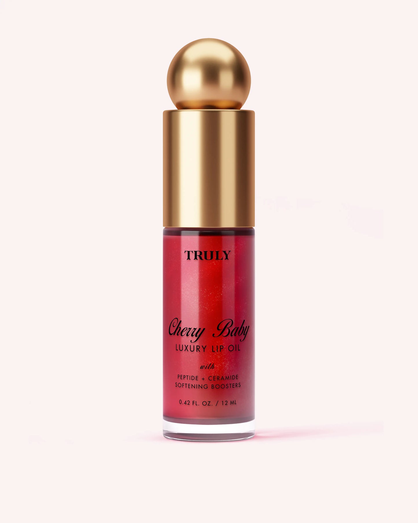 Luxury Peptide Lip Oil | Moisturizing Plump Formula with Peptides, Vitamin E & Ceramides | Softens Dry, Chapped Lips & Restores Smoothness | Non-Sticky, Glossy Finish