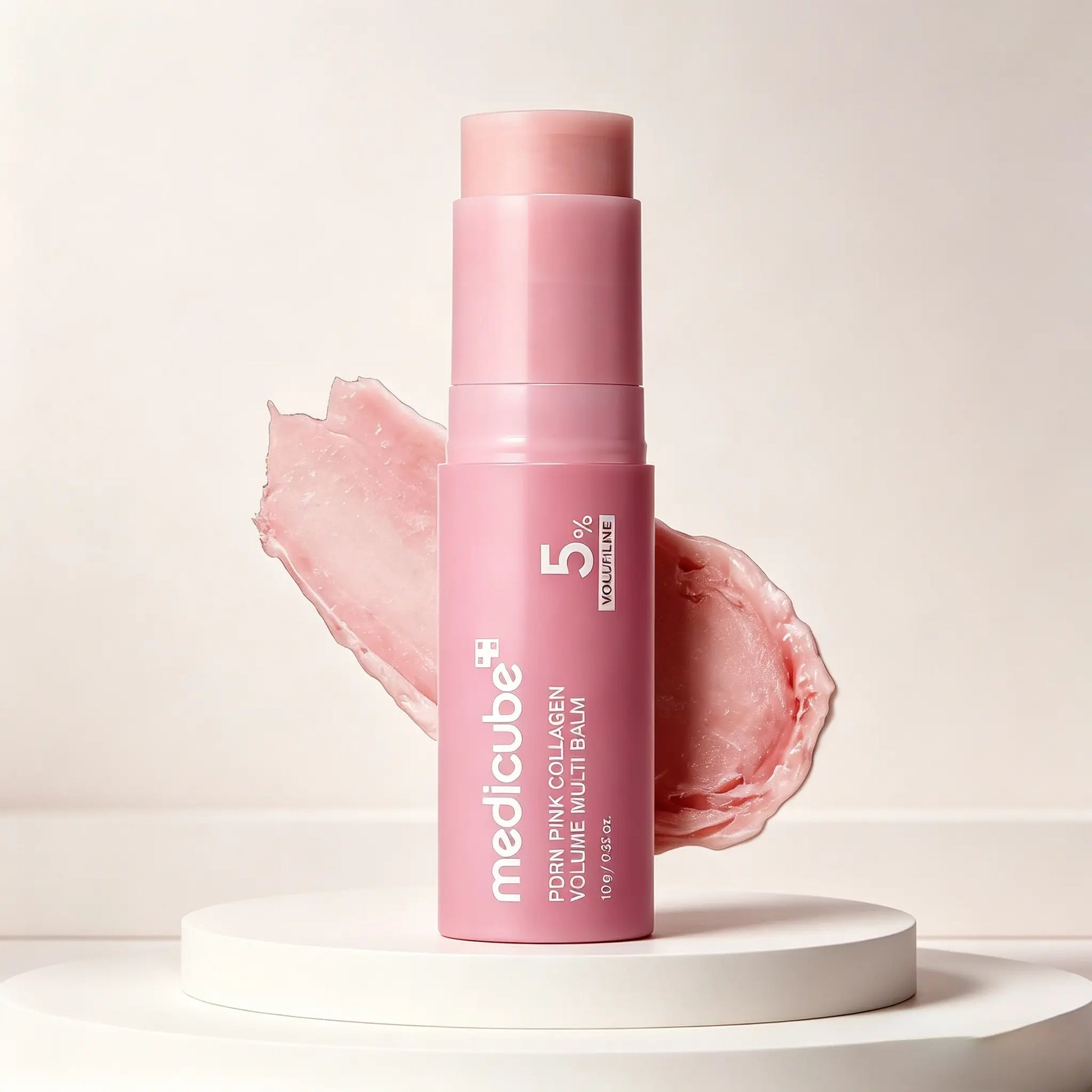 Medicube PDRN Pink Collagen Multi Balm Stick 10G, 5% Volufiline Anti-Aging Plumping Stick for Fine Lines Dry Skin