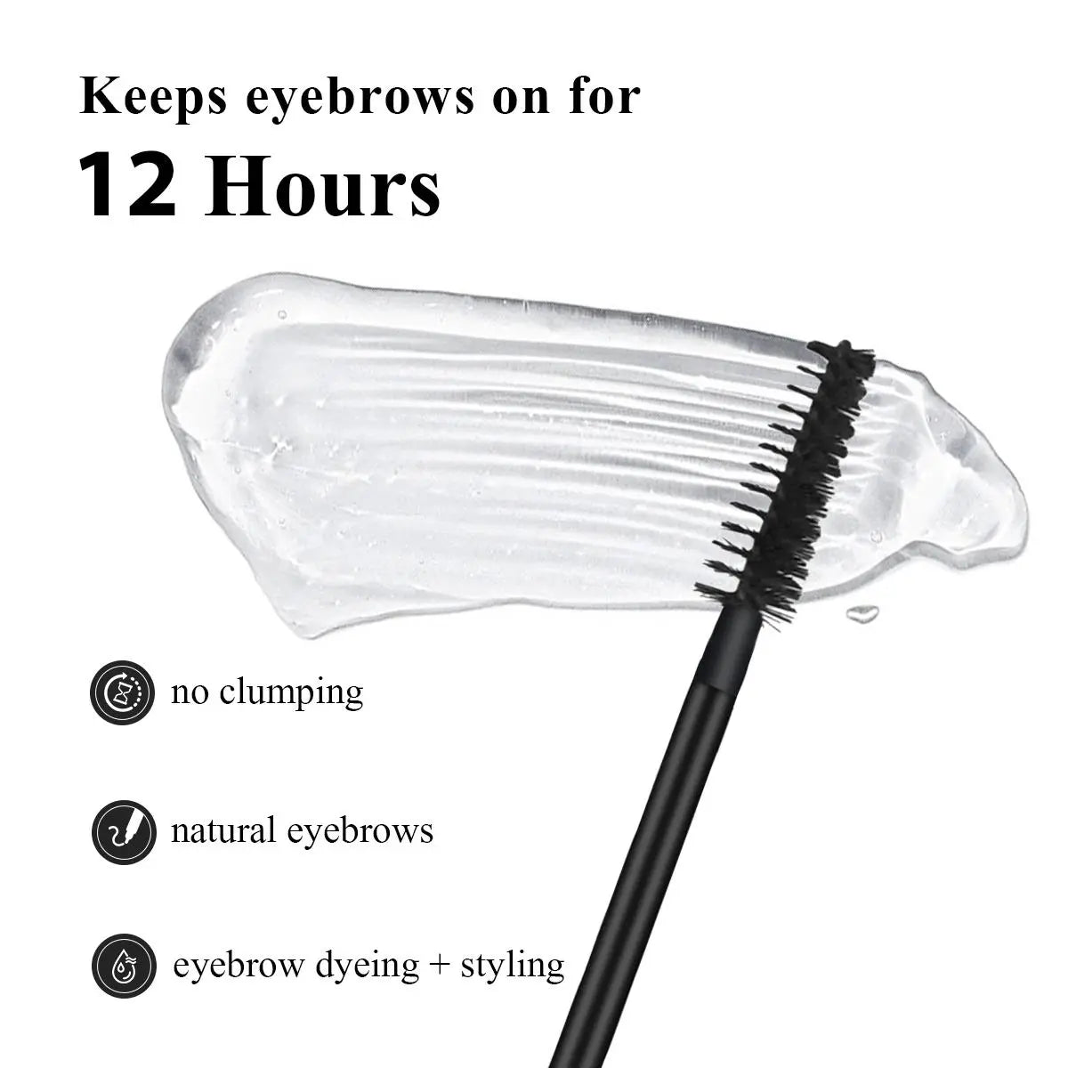 LUXAZA Dual-End Eyebrow Pen & Setting Gel, Waterproof & Smudge-Proof Cosmetic with Micro-Fork Tip for Natural Brows, Long Lasting, 2-Pen Set, Waterproof Brow Pen
