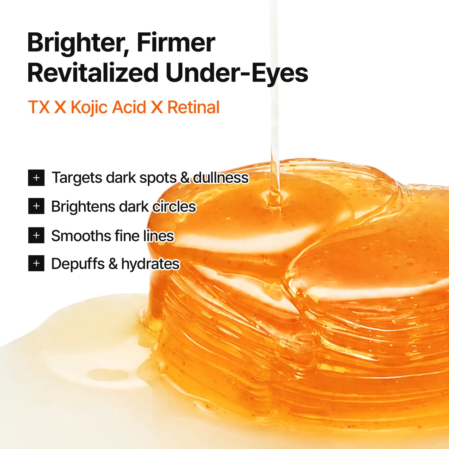 [Dr.Melaxin Official] Advanced Retinal Eye Care Duo, Retinal Kojic Acid Eye Patch, MELA-C•E Ferulic Eye Cream, Anti-Aging, Puffiness & Dark Spots Routine