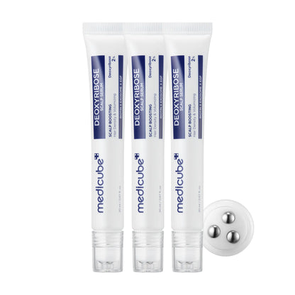 [NEW] [Medicube] Deoxyribose Scalp Serum | for Fuller-Looking Hair & Scalp Strengthening Roll-On Serum | Deoxyribose, Rosemary, EGF, Caffeine for Fine, Thin Hair | Korean Hair Care, K-Beauty