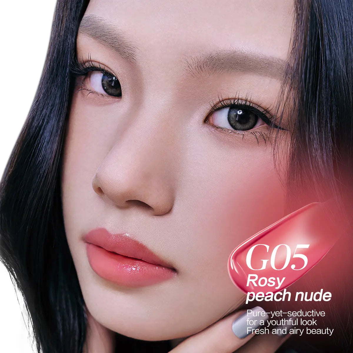 CARSLAN Color-Lock Dewy Tint Moisturizing Watery Shimmer Lipgloss Long Lasting Waterproof Lip Tint Non-Sticky Lightweight Formula