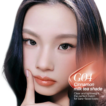 CARSLAN Color-Lock Dewy Tint Moisturizing Watery Shimmer Lipgloss Long Lasting Waterproof Lip Tint Non-Sticky Lightweight Formula