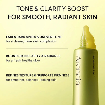 Korean Advanced Brightening Serum - Vitamin C Dark Spot Treatment, Anti-Aging Niacinamide, Glutathione Antioxidant, Skin Repair, Aesthetic Glow Facial Serum with Anti-Wrinkle Results, 1.01 Fl Oz